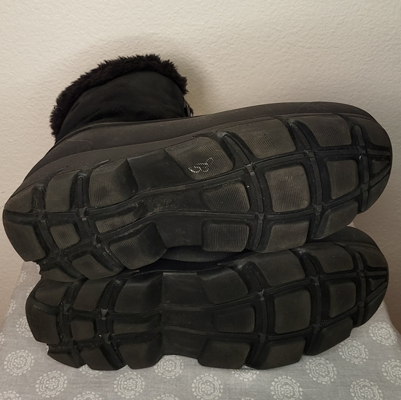 Sorel Snow Angel Waterproof Boots size 8.5 in Black Leather - Picture 6 of 6